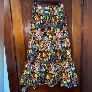 EUC Cleobella Freya Floral Maxi skirt